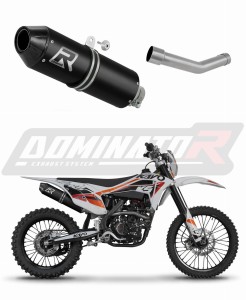 Kayo K5 300 Enduro 2024 - 2025 Avgas Ljuddämpare MX2 SVART + dB killer