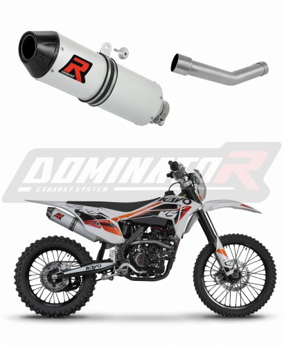 Kayo K5 300 Enduro 2024 - 2025 EXHAUST Muffler Auspuff Sportauspuff Silencer Echappement Silencieux Scarico Scarichi Escape Wydech Tłumik MX2 Dominator Exhaust System x