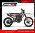 exhaust muffler DOMINATOR MX2 BLACK fits to Kayo K5 300 Enduro 2024  2025 4