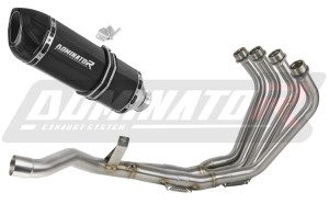 Yamaha XJ 6N / S / F 2009 - 2016  Komplett avgassystem LjuddämpareHP1 SVART + dB killer