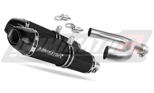 Shiver 900 Exhaust Aprilia Muffler Auspuff Sportauspuff Silencer Echappement Silencieux Scarico Scarichi Escape Wydech Tłumik Carbon Tip HP1 BLACK 2017 - 2019 Dominator  x