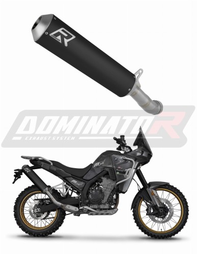 Kove 800 X Pro Adventure 2023 - 2025 EXHAUST Muffler Auspuff Sportauspuff Silencer Echappement Silencieux Scarico Scarichi Escape Wydech Tłumik MX BLACK Dominator Exhaust System x