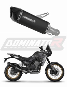 Kove 800 X Pro Adventure 2023 - 2026 Avgas Ljuddämpare HP6 SVART + dB killer