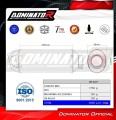 exhaust muffler DOMINATOR MX2 BLACK fits the motorcycle Kove 800 X Pro Adventure 2023   2026 5