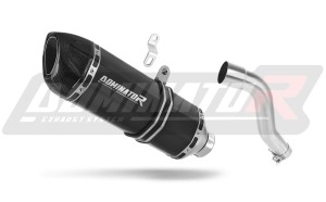Honda XL 700 V TRANSALP 2008 - 2014 Avgas Ljuddämpare HP1 SVART + dB killer