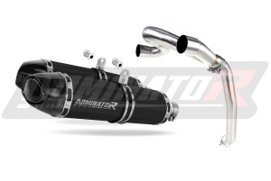 Honda VFR 800 V TEC 2002 - 2013 Avgas Ljuddämpare HP1 SVART + dB killer