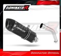exhaust muffler DOMINATOR HP1 BLACK fits the motorcycle Kawasaki KLE 500 1991 2007  2