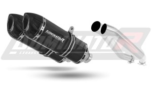 Kawasaki Z1000 2003 - 2006 Avgas Ljuddämpare HP1 SVART + dB killer
