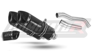 Kawasaki Z1000 2007 - 2009 EU-godkänd Avgas Ljuddämpare HP1 SVART