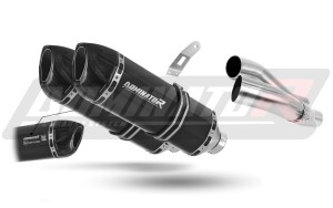 Kawasaki Z1000 SX 2010 - 2013  EU-godkänd Avgas Ljuddämpare HP1 SVART