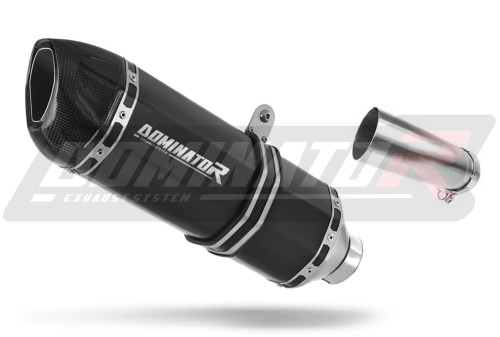 ZX10R EXHAUST Kawasaki Muffler Auspuff Sportauspuff Silencer Echappement Silencieux Scarico Scarichi Escape Wydech Tłumik HP1 BLACK Carbon Tip  2011 - 2015 Dominator  x
