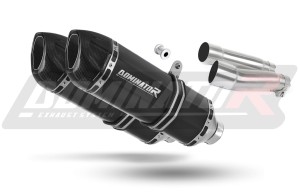 Moto Guzzi BREVA ie 750 2003 - 2009 Avgas Ljuddämpare HP1 SVART + dB killer