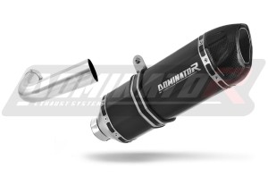 Moto Guzzi BREVA 1100 Avgas Ljuddämpare HP1 SVART + dB killer