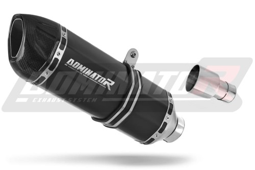 X10 125 EXHAUST Piaggio Muffler Auspuff Sportauspuff Silencer Echappement Silencieux Scarico Scarichi Escape Wydech Tłumik HP1 BLACK 2012 - 2016 DOMINATOR x