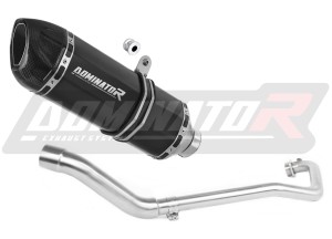 Suzuki GSX R 125 2017 - 2019 Komplett avgassystem LjuddämpareHP1 SVART + dB killer