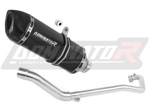 Suzuki GSX S 125 2017 - 2019 Komplett avgassystem LjuddämpareHP1 SVART + dB killer