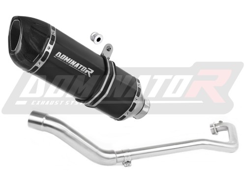 GSX-S 125 Exhaust Suzuki Muffler Auspuff Sportauspuff Silencer Echappement Silencieux Scarico Scarichi Escape Wydech Tłumik Carbon Tip HP1 BLACK 2017 - 2019 Dominator  x