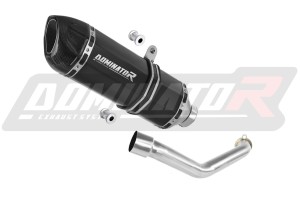Suzuki BURGMAN 400 2003 - 2006 Avgas Ljuddämpare HP1 SVART + dB killer