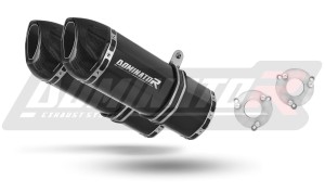 Suzuki GSXR 1000 K7 K8 Avgas Ljuddämpare HP1 SVART + dB killer