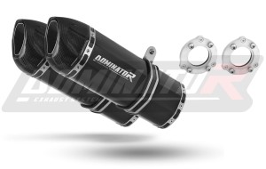 Suzuki TL 1000 R 1997 - 2000 Avgas Ljuddämpare HP1 SVART + dB killer