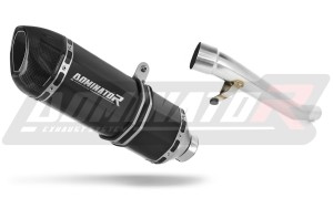 Suzuki GSX 1200 INAZUMA Avgas Ljuddämpare HP1 SVART + dB killer