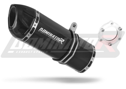 exhaust muffler DOMINATOR HP1 BLACK fits the motorcycle Triumph TT 600