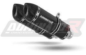 Triumph SPEED TRIPLE 1050 2005 - 2010 Avgas Ljuddämpare HP1 SVART + dB killer
