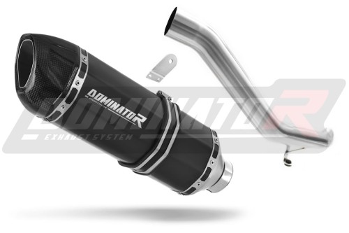 exhaust muffler DOMINATOR HP1 BLACK fits the motorcycle Triumph TIGER EXPLORER 1200 2012   2015