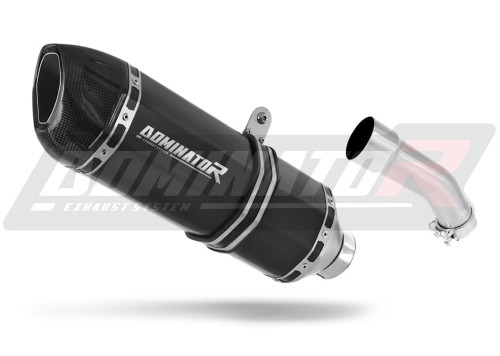FZR 600 EXHAUST Yamaha Muffler Auspuff Sportauspuff Silencer Echappement Silencieux Scarico Scarichi Escape Wydech Tłumik Carbon Tip HP1 BLACK 1988 - 1993 DOMINATOR  x