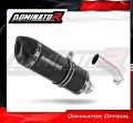 exhaust muffler DOMINATOR HP1 BLACK fits the motorcycle Yamaha FZR 600 1988   1993 2
