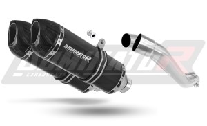 Yamaha BT 1100 BULLDOG 2001 - 2007 Avgas Ljuddämpare HP1 SVART + dB killer
