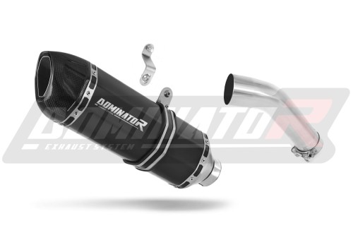 exhaust muffler DOMINATOR HP1 BLACK fits the motorcycle BMW S1000RR 2015   2016