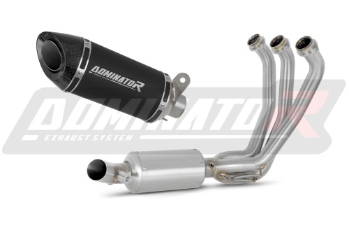 complete exhaust system with muffler DOMINATOR Full System HP8 BLACK fits the motorcycle Yamaha XSR 900 / GP 2024