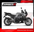 exhaust muffler DOMINATOR HP6 BLACK fits the motorcycle BMW K1300R 2007   2015 4
