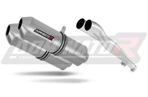 exhaust muffler DOMINATOR OVR fits the motorcycle Kawasaki ZZR 1400 2006   2011