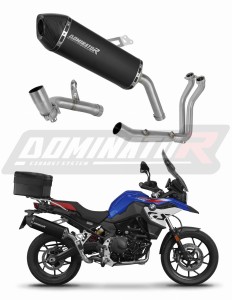 BMW F800GS 2024 Komplett avgassystem LjuddämpareHP7 SVART + dB killer