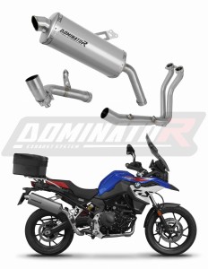 BMW F800GS 2024 Komplett avgassystem LjuddämpareTitan P7 + dB killer