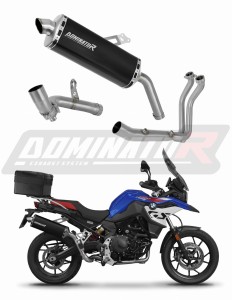 BMW F800GS 2024 Komplett avgassystem LjuddämpareP7 SVART + dB killer