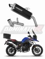 BMW F850GS 2016 - 2020 EXHAUST Muffler Auspuff Sportauspuff Silencer Echappement Silencieux Scarico Scarichi Escape Wydech Tłumik P7 BLACK Dominator Exhaust System x