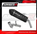 exhaust muffler DOMINATOR HP7 BLACK fits the motorcycle BMW F850GS Adventure 2016   2023 2