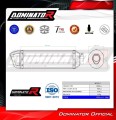 exhaust muffler DOMINATOR HP1 BLACK fits the motorcycle BMW G310GS 2016   2024 4