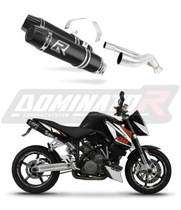 KTM 990 SUPER Duke 2005 - 2013 Avgas Ljuddämpare HP3 SVART + dB killer