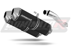 Yamaha BT 1100 BULLDOG 2001 - 2007 Avgas Ljuddämpare OVR SVART + dB killer