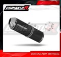 exhaust muffler DOMINATOR OVR BLACK fits the motorcycle Yamaha YZF 1000 R Thunderace 1996   2003 3