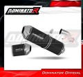 exhaust muffler DOMINATOR homologated road legal OVR BLACK fits the motorcycle Yamaha FZ1 FAZER 1000 2006   2015 2