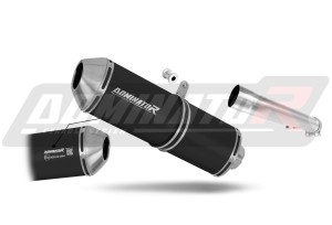 Yamaha FZS FAZER 1000 2001 - 2005 EU-godkänd Avgas Ljuddämpare OVR SVART