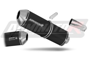 Yamaha FZ8 FAZER 2010 - 2016 EU-godkänd Avgas Ljuddämpare OVR SVART