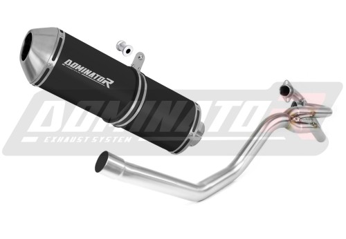 exhaust muffler DOMINATOR OVR BLACK fits the motorcycle Yamaha XT 660 R 2004   2016