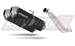 Yamaha XT 660 R 2004 - 2016 Avgas Ljuddämpare OVR SVART + dB killer