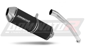 Yamaha YZF R6 1999 - 2002 Avgas Ljuddämpare OVR SVART + dB killer